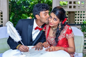 wedding photo indian couple